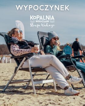Relaks na plaży jesienią i zimą - Morsowanie, grillowanie. Wypoczynek pod Wrocławiem.
